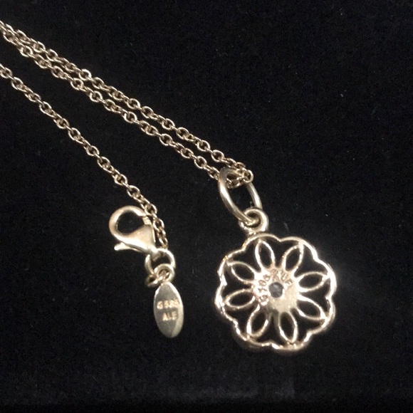 Pandora 14kt Gold and Diamond Necklace - Picture 2 of 6